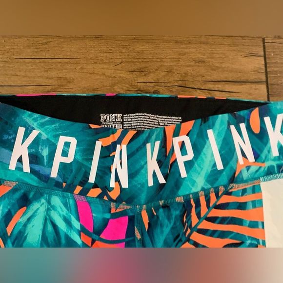 PINK VS TROPICAL FERN PRINT ULTIMATE LEGGINGS - Picture 5 of 10